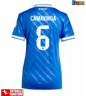 Real Madrid Eduardo Camavinga #6 Tredje Tröja Dam 2025-26 Kortärmad
